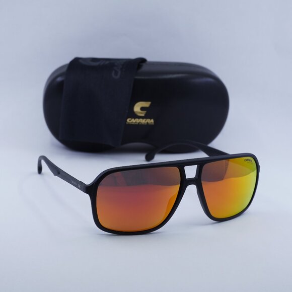 Final Price! Carrera 8035/S 0003 W3 Black/Mirror Orange Sunglasses